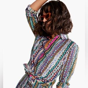 NIC+ZOE Women's Flower Field Button Down Shirt